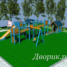 Детский игровой комплекс (мод.21105). Вид 2