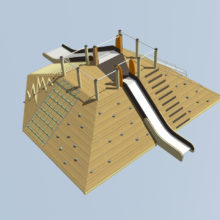 Игровой комплекс «Пирамида» (арт.30096). Вид 2
