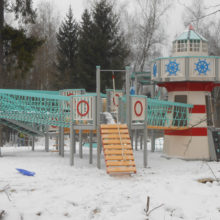 Детский игровой комплекс (мод.30002) в городском парке г.Краснознаменск. Вид 02