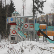Детский игровой комплекс (мод.30002) в городском парке г.Краснознаменск. Вид 04