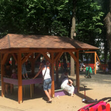 Детский игровой комплекс в Парке культуры и отдыха г.Павловский Посад