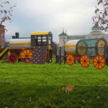 Детская игровая площадка «Паровоз» (мод.30051). Вокзал г. Зеленодольск