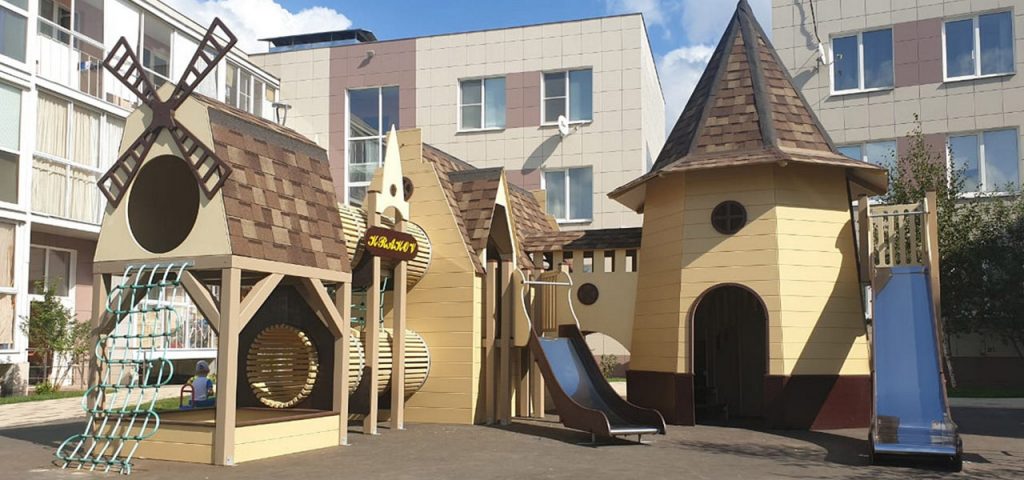 Реализованный проект детской игровой площадки — Новая Москва, Саларьево, Филимонковское поселение, ул.Березовая 3