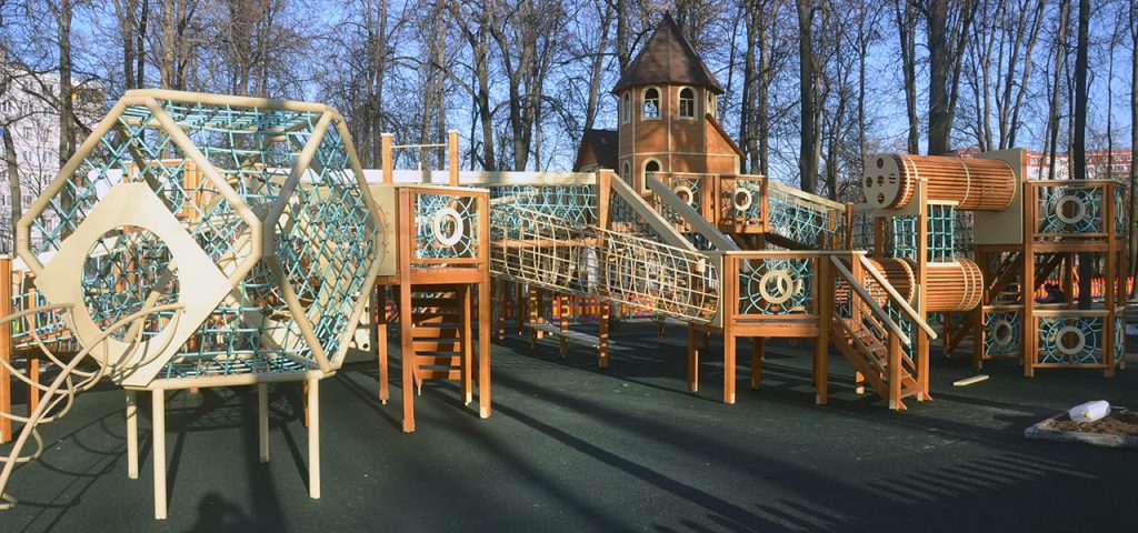 Детский игровой комплекс — Павловский Посад, парк культуры и отдыха